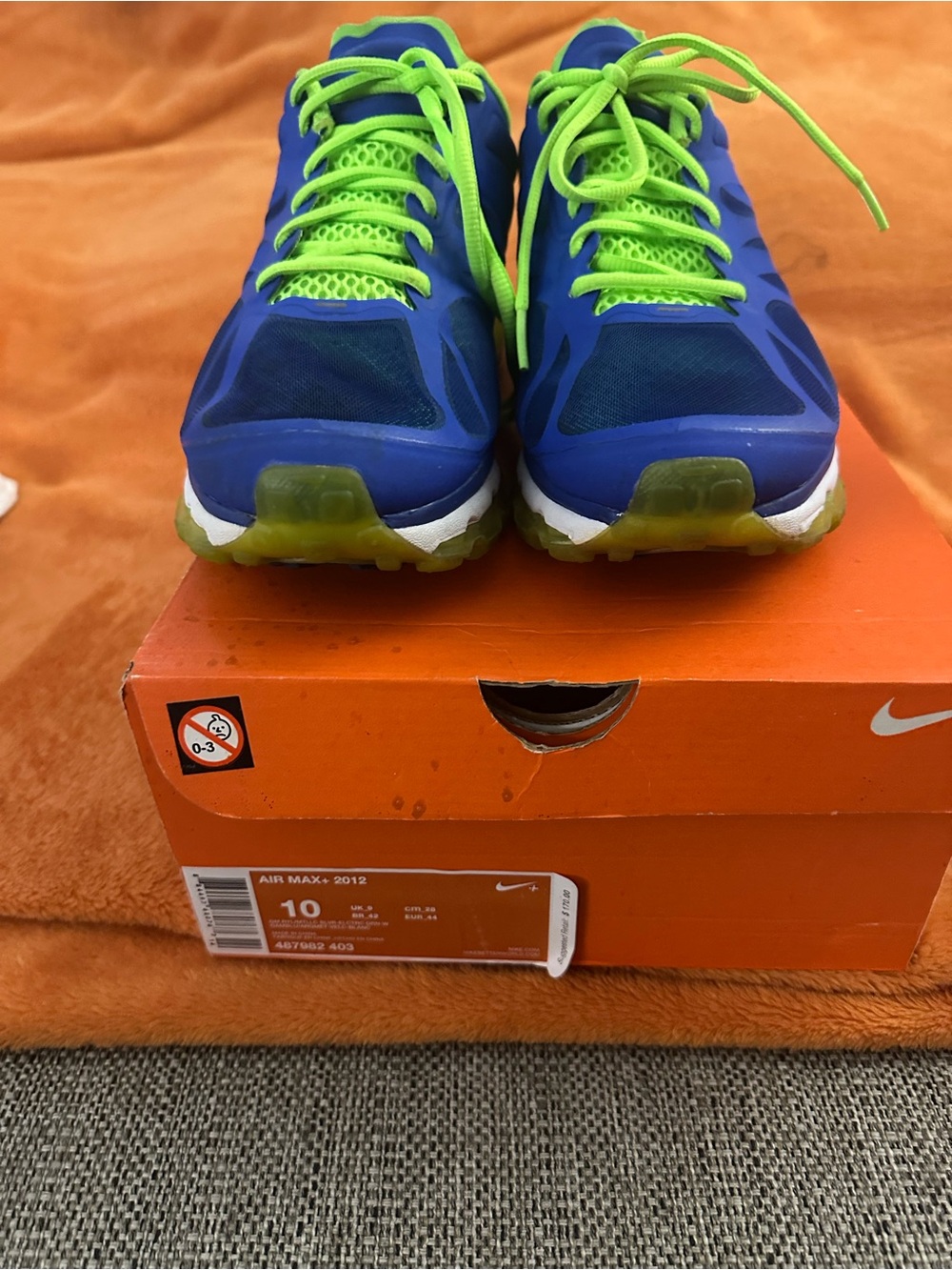 Nike Air Max “Sprite” men’s size 10